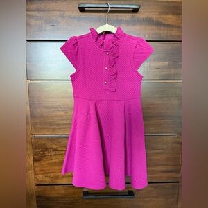 Janie and Jack Ruffle Quilted Dress Size 6
